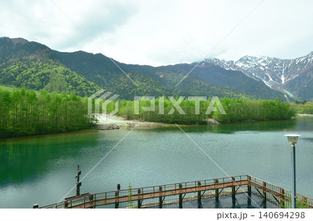 長野県松本市上高地大正池付近の風景(2023年) 長野県松本市上高地大正池付近の風景(2023年) 140694298