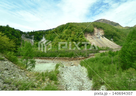 長野県松本市上高地大正池付近の風景(2023年) 140694307