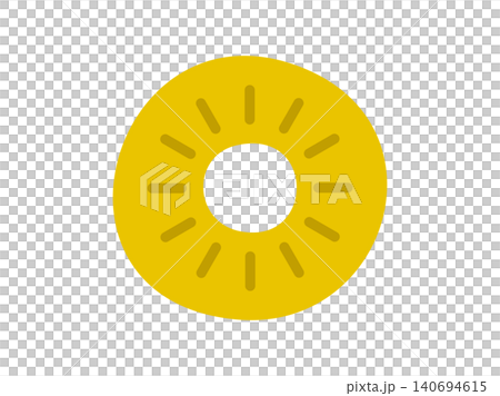 Fruit_Simple_Pineapple cross-section_Spoiled 140694615