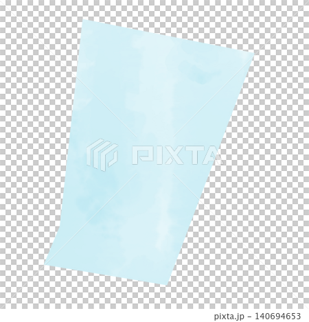 Abstract paper piece material set with watercolor texture (PNG with transparent background) 140694653