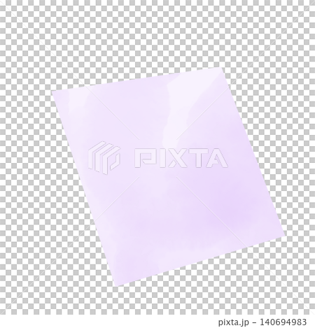 水彩テクスチャの抽象ペーパーピース素材セット 背景透過PNG 水彩テクスチャの抽象ペーパーピース素材セット 背景透過PNG 140694983
