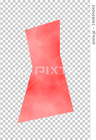 水彩テクスチャの抽象ペーパーピース素材セット 背景透過PNG 水彩テクスチャの抽象ペーパーピース素材セット 背景透過PNG 140695043