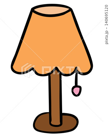 Hand drawn illustration of table lamp for home, house appliances, office supplies, table essentials, back to school, working, studying, retail, stores, department store, office icon, online shopping Hand drawn illustration of table lamp for home, house appliances, office supplies, table essentials, back to school, working, studying, retail, stores, department store, office icon, online shopping 140695120