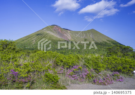 ミヤマキリシマ咲く霧島連山 140695375