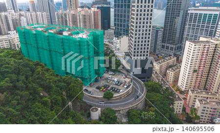 June 20 2026 hk. North Point Dense Waterfront Skyline Aerial 140695506