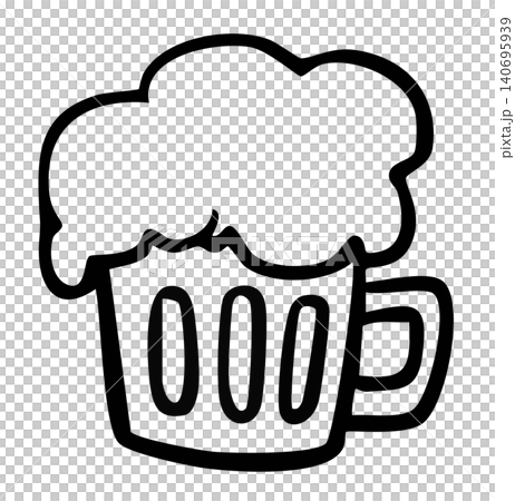 Hand drawn beer glass outline for colouring book, sticker, drink menu, restaurant, bar, lunch, dinner, recipe, ingredients, supermarket, grocery, cuisine, party, celebration, weekend, holiday Hand drawn beer glass outline for colouring book, sticker, drink menu, restaurant, bar, lunch, dinner, recipe, ingredients, supermarket, grocery, cuisine, party, celebration, weekend, holiday 140695939