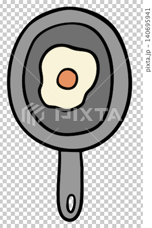 Hand drawn fried egg in a pan for breakfast, brunch, cook book, sticker, menu, cafe, restaurant, recipe, ingredient, supermarket, grocery shopping, cuisine, quick meal, market, mart, kitchenware, home Hand drawn fried egg in a pan for breakfast, brunch, cook book, sticker, menu, cafe, restaurant, recipe, ingredient, supermarket, grocery shopping, cuisine, quick meal, market, mart, kitchenware, home 140695941