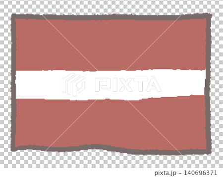 Hand-drawn Latvian flag Hand-drawn Latvian flag 140696371