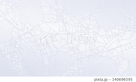 Abstract city map blends delicate urban grids with topographic lines. Minimalist style and layered effect. Vector illustration background Abstract city map blends delicate urban grids with topographic lines. Minimalist style and layered effect. Vector illustration background 140696595