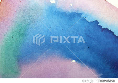 Vibrant multicolour watercolour paint background with blended colours Vibrant multicolour watercolour paint background with blended colours 140696856