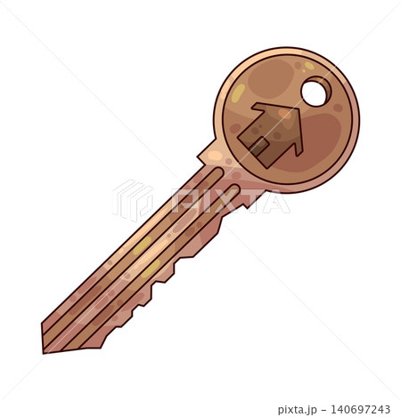 Illustration of Home Key Illustration of Home Key 140697243