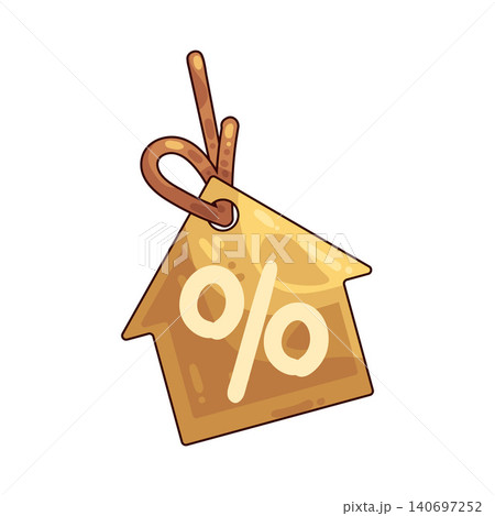 Illustration of Home Price Illustration of Home Price 140697252