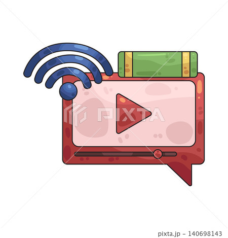 Illustration of Learning Video Illustration of Learning Video 140698143