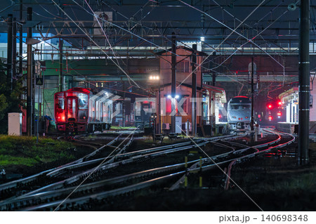 深夜の南宮崎駅 深夜の南宮崎駅 140698348
