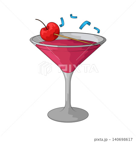 Illustration of Cocktail Illustration of Cocktail 140698617