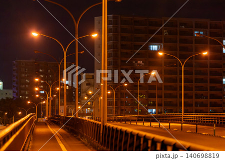 深夜の大淀大橋 深夜の大淀大橋 140698819