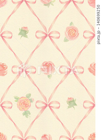 Floral vintage trellis shabby chic seamless pattern Floral vintage trellis shabby chic seamless pattern 140699250