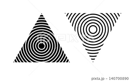 Set of Geometric Triangle Design Elements. Set of Geometric Triangle Design Elements. 140700890