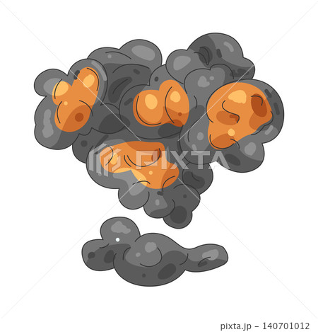 Illustration of Smoke and fire 140701012
