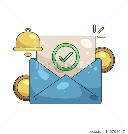Illustration of Verified email 140701047