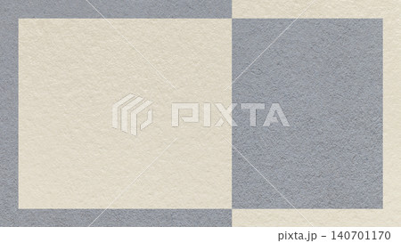 Textured gray, light beige paper background with frame and geometric panel. Template for presentation with copy space 140701170