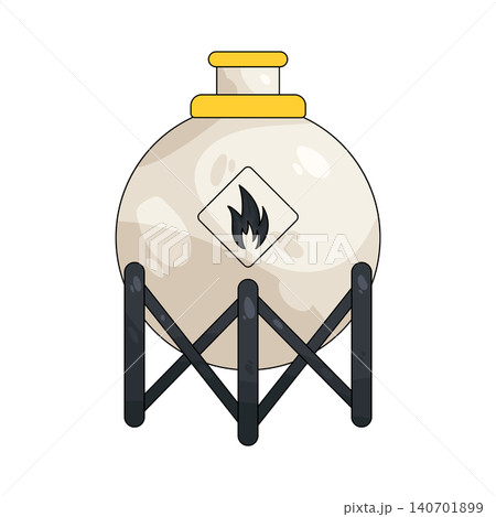 Illustration of oil storage Illustration of oil storage 140701899