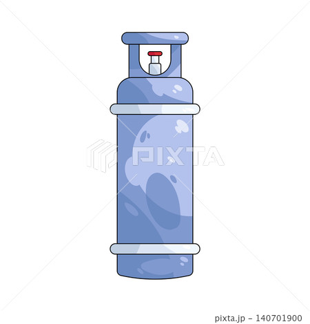 Illustration of gas cylinder Illustration of gas cylinder 140701900