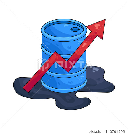 Illustration of Oil barrel Illustration of Oil barrel 140701906