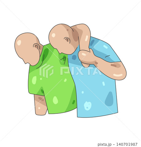 Illustration of Helping hand 140701987