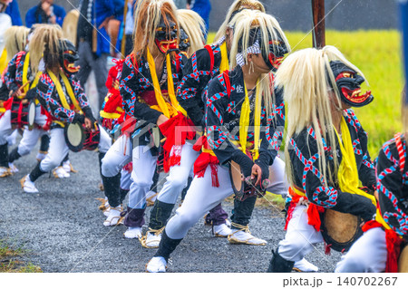 肥前佐賀の秋祭り-母ヶ浦面浮立 肥前佐賀の秋祭り-母ヶ浦面浮立 140702267