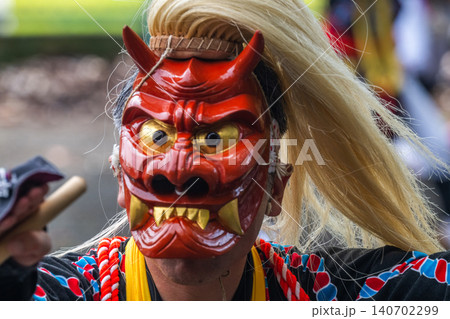 肥前佐賀の秋祭り-母ヶ浦面浮立 肥前佐賀の秋祭り-母ヶ浦面浮立 140702299