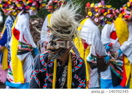 肥前佐賀の秋祭り-母ヶ浦面浮立 肥前佐賀の秋祭り-母ヶ浦面浮立 140702345