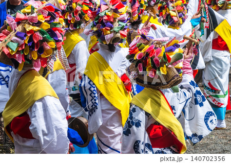 肥前佐賀の秋祭り-母ヶ浦面浮立 肥前佐賀の秋祭り-母ヶ浦面浮立 140702356