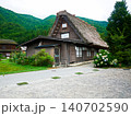 日本の田舎の風景　白川郷 140702590