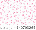 ハートのヒョウ柄のイラスト(ピンク) 140703265