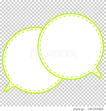 Simple colored line speech bubbles overlapping conversations Simple colored line speech bubbles overlapping conversations 140703969