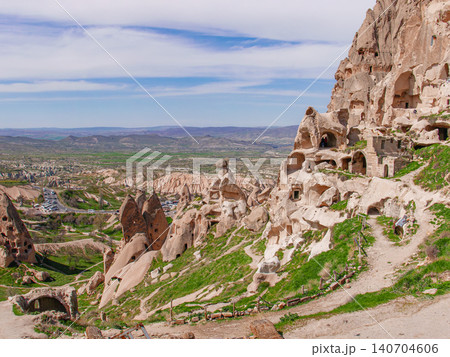 Uchisar Castle in Cappadocia Turkey 140704606