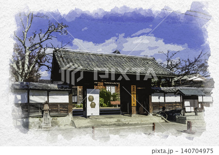 水彩画風　丹波篠山市立歴史美術館　兵庫県丹波篠山市 140704975