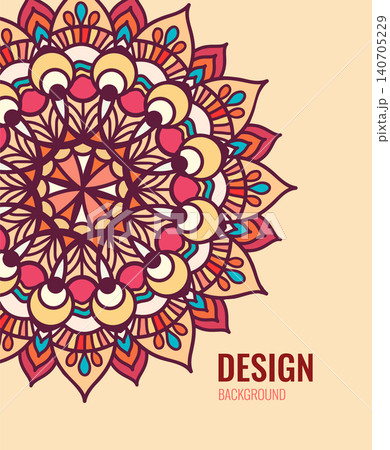 luxury Mandala yoga design. poster Golden mandala on dark background. Luxury elegant cover. Decorative ornate round mandala. A symbol of life and health. Vector illustration. luxury Mandala yoga design. poster Golden mandala on dark background. Luxury elegant cover. Decorative ornate round mandala. A symbol of life and health. Vector illustration. 140705229