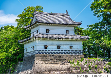 【#新発田】新発田城旧二の丸隅櫓とお堀の風景 【#新発田】新発田城旧二の丸隅櫓とお堀の風景 140705291