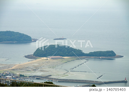 東幡豆海岸のトンボロ干潟(愛知県西尾市東幡豆町) 東幡豆海岸のトンボロ干潟(愛知県西尾市東幡豆町) 140705403