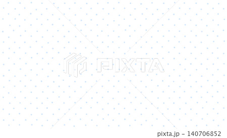 手描きの水色の水玉模様のテクスチャ - かわいいドットパターンの横長背景素材 - 16:9 140706852