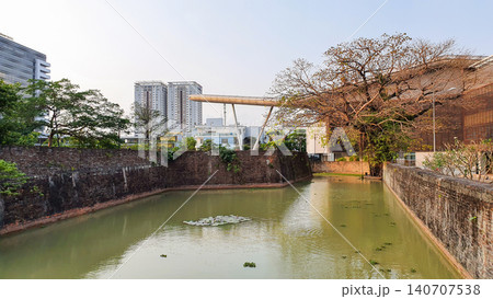 View Of The Moat Of Dien Hai Citadel (Also Known As Dien Hai Fort) In Da Nang City, Vietnam. View Of The Moat Of Dien Hai Citadel (Also Known As Dien Hai Fort) In Da Nang City, Vietnam. 140707538