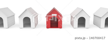 Unique red doghouse Unique red doghouse 140708417