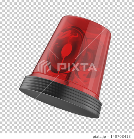 Red revolving emergency beacon light Red revolving emergency beacon light 140708418