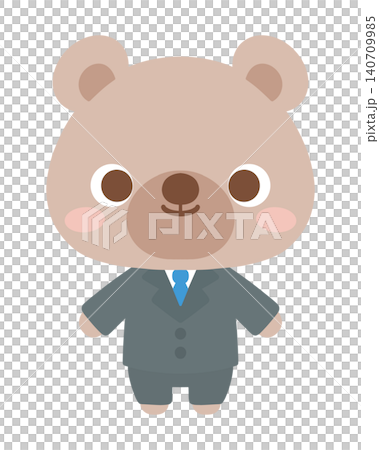 小學裡的熊老師(動物插畫) 小學裡的熊老師(動物插畫) 140709985