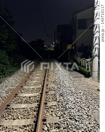 夜の線路 夜の線路 140710117