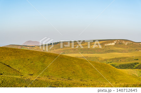 Summer Mountains Landscape with Green forest. Summer Mountains Landscape with Green forest. 140712645