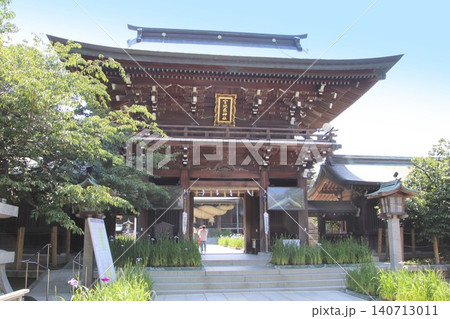 福津市の宮地嶽神社の楼門 福津市の宮地嶽神社の楼門 140713011