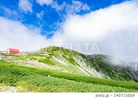 【木曽駒ケ岳】乗越浄土から見る風景 【木曽駒ケ岳】乗越浄土から見る風景 140713889